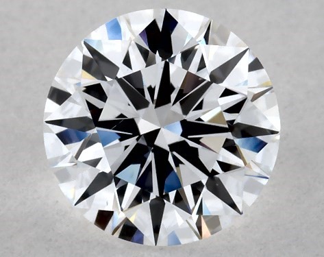 Lab-Created 1.00 Carat D VS2 Ideal Cut round diamond