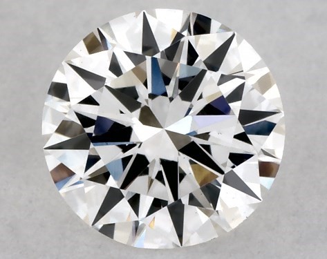 Lab-Created 0.50 Carat E VS1 Excellent Cut round diamond