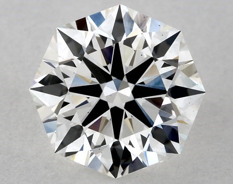 Lab-Created 1.12 Carat E VS1 Ideal Cut octagon diamond