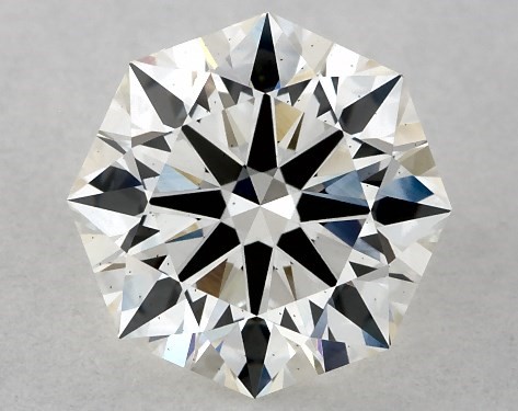Lab-Created 1.06 Carat G VS2 True Hearts Cut octagon diamond