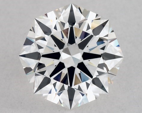 Lab-Created 1.01 Carat E VVS2 Ideal Cut octagon diamond
