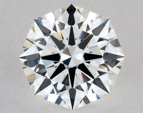 IGI 1.57 Carat F-VS1 True Hearts&lt;sup&gt;TM&lt;/sup&gt; Cut Octagon Lab-Grown Diamond