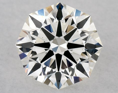 Lab-Created 1.04 Carat G VS1 True Hearts Cut octagon diamond
