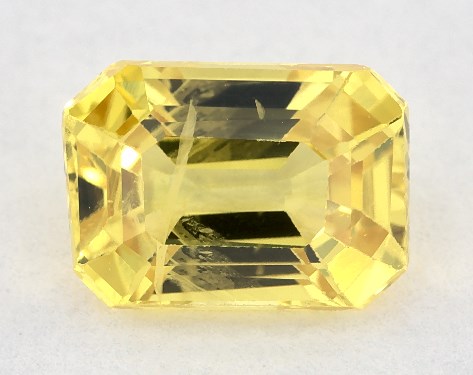  1.23 Carat Yellow Sapphire   Emerald gemstones