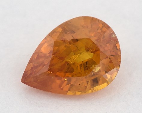  1.02 Carat Yellow Sapphire   Pear gemstones