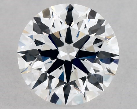 Lab-Created 0.50 Carat F VS1 Ideal Cut round diamond