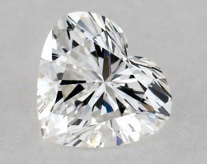 0.30 Carat F-SI1 Heart Shaped Diamond