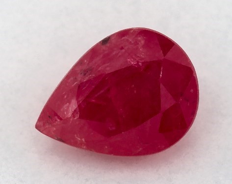  1.35 Carat Ruby   Pear gemstones