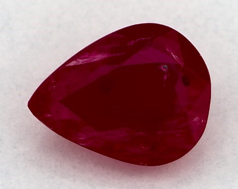  1.17 Carat Ruby   Pear gemstones