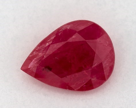  1.40 Carat Ruby   Pear gemstones