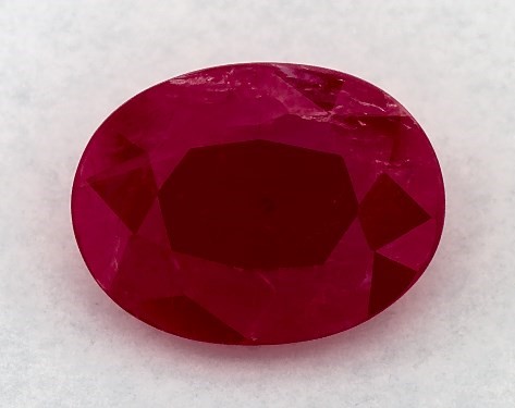  1.18 Carat Ruby   Oval gemstones