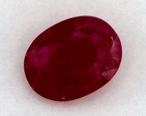  1.43 Carat Ruby   Oval gemstones