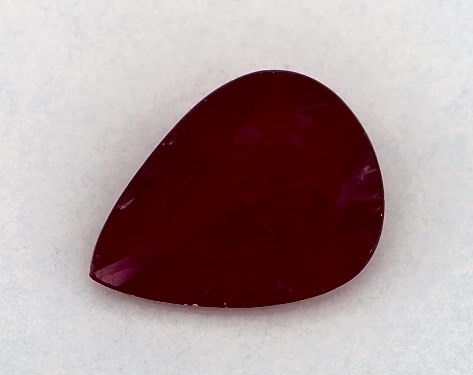  1.10 Carat Ruby   Pear gemstones