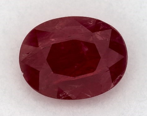  1.29 Carat Ruby   Oval gemstones