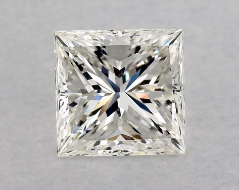 2.00 Carat J-VS1 Princess Cut Diamond 2mm Comfort Fit Solitaire Engagement Ring