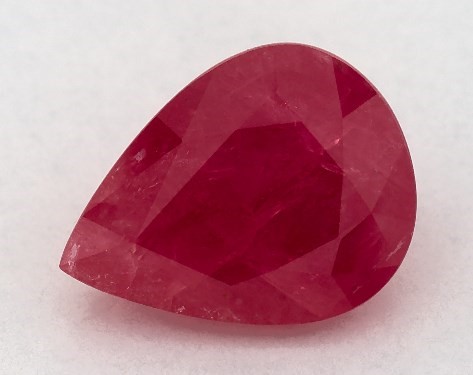2.19 Carat Pear Natural Ruby