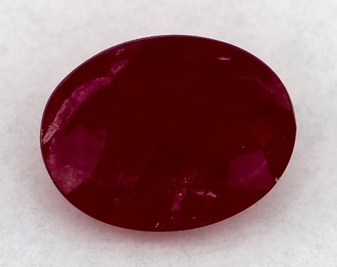  1.27 Carat Ruby   Oval gemstones