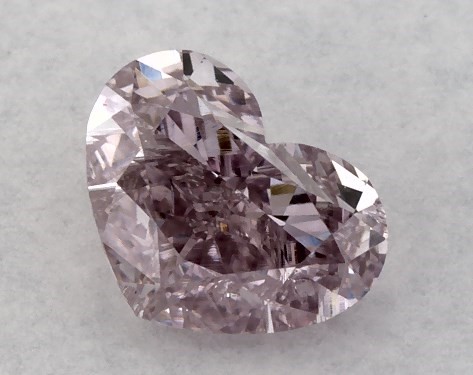 0.50 Carat Purple SI2  heart diamond