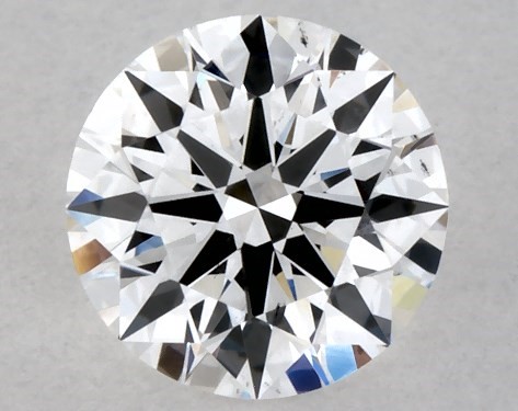 Lab-Created 0.50 Carat F VS2 Ideal Cut round diamond