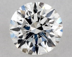 0.30 Carat F-I1 Excellent Cut Round Diamond
