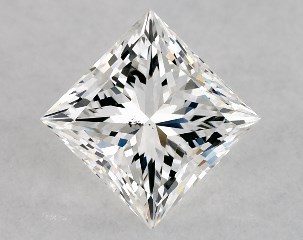 0.51 Carat F-SI1 Princess Cut Diamond