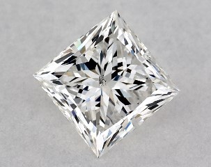 0.51 Carat F-SI1 Princess Cut Diamond