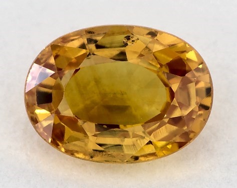  1.10 Carat Yellow Sapphire   Oval gemstones