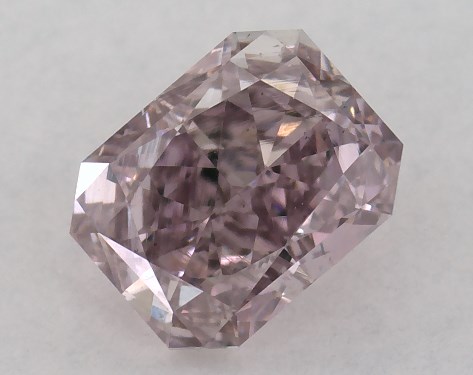  0.55 Carat Purple VS2  radiant diamond