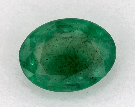  1.03 Carat Green Emerald   Oval gemstones