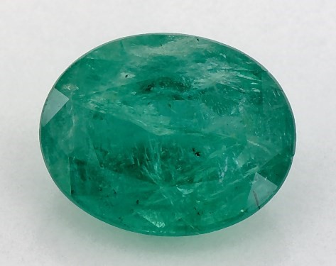  2.67 Carat Green Emerald   Oval gemstones