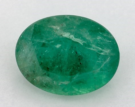  2.56 Carat Green Emerald   Oval gemstones