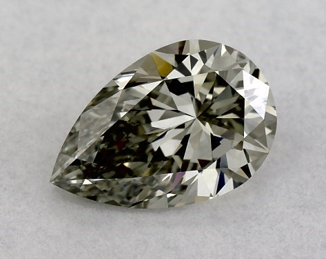  0.70 Carat Green VS1  pear diamond