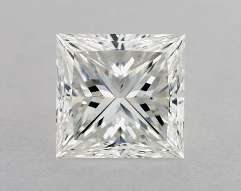 This 2 carat princess diamond G color VS1 clarity has Ideal proportions and a diamond grading report from GIA