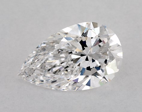 Lab-Created 1.59 Carat E-VS1 Pear Shaped Diamond Classic Split Shank Solitaire Diamond Engagement Ring