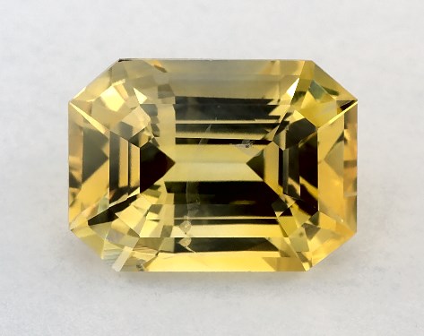  3.08 Carat Yellow Sapphire   Emerald gemstones