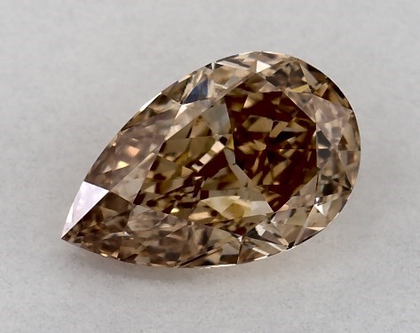  1.03 Carat Orange VVS1  pear diamond