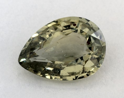  2.66 Carat Green Sapphire   Pear gemstones