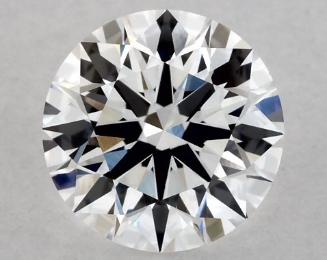 Lab-Created 1.61 Carat E-VVS2 Ideal Cut Round Diamond Common Prong Round Shaped Diamond Engagement Ring