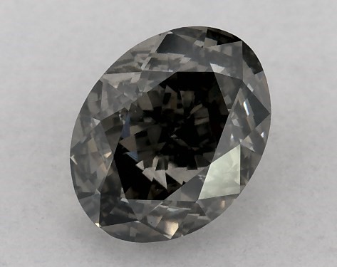  0.81 Carat Gray SI2  oval diamond