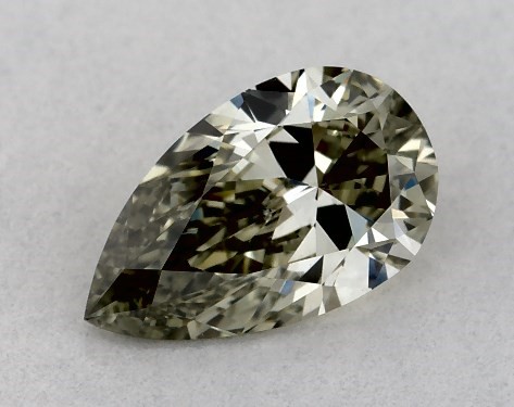 0.50 Carat Green VS1  pear diamond