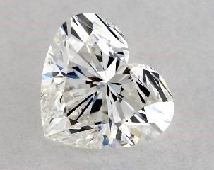 0.40 Carat H-SI1 Heart Shaped Diamond