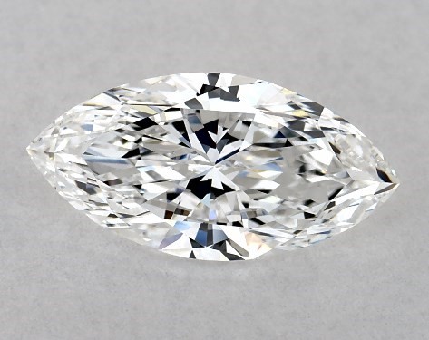 1.13 Carat E-IF Marquise Cut Diamond Pavé Twist Diamond Engagement Ring