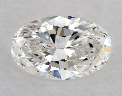This 0.84 carat oval diamond G color VS1 clarity has Very Good proportions and a diamond grading report from GIA