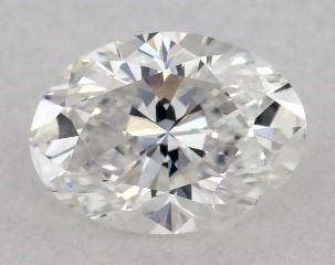 0.30 Carat F-SI1 Oval Cut Diamond