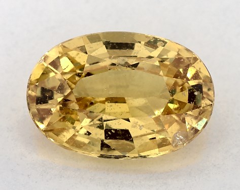  2.13 Carat Yellow Sapphire   Oval gemstones