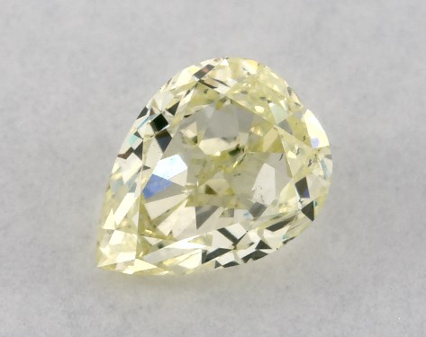 0.32 Carat Green SI1  pear diamond