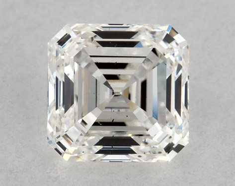  1.01 Carat H SI1  asscher diamond