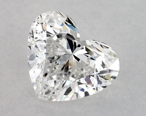  1.00 Carat E SI1  heart diamond
