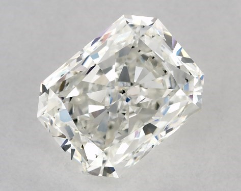 GIA 1.02 Carat H-SI1 Ideal Cut Radiant Diamond