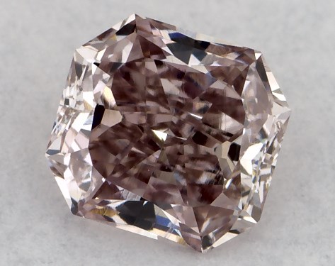  0.24 Carat Pink SI1  radiant diamond